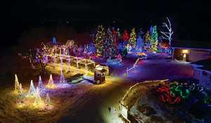 Christmas light display south of McLean making a difference for mental health